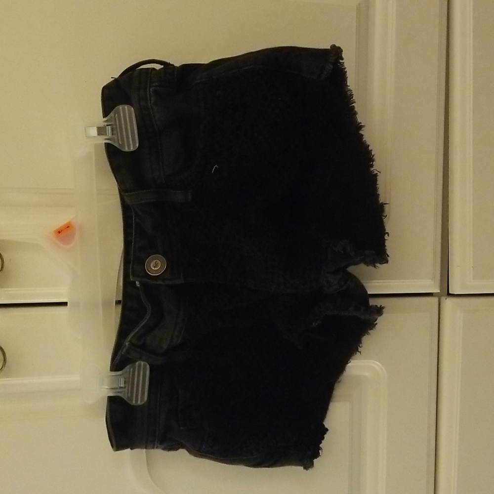 HOLLISTER Jean Shorts 0 Black
